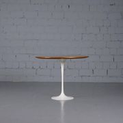Large rosewood tulip side table by Eero Saarinen for Knoll International