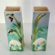 Paire de vases barbotine H 39cm Saint Clement vers 1900