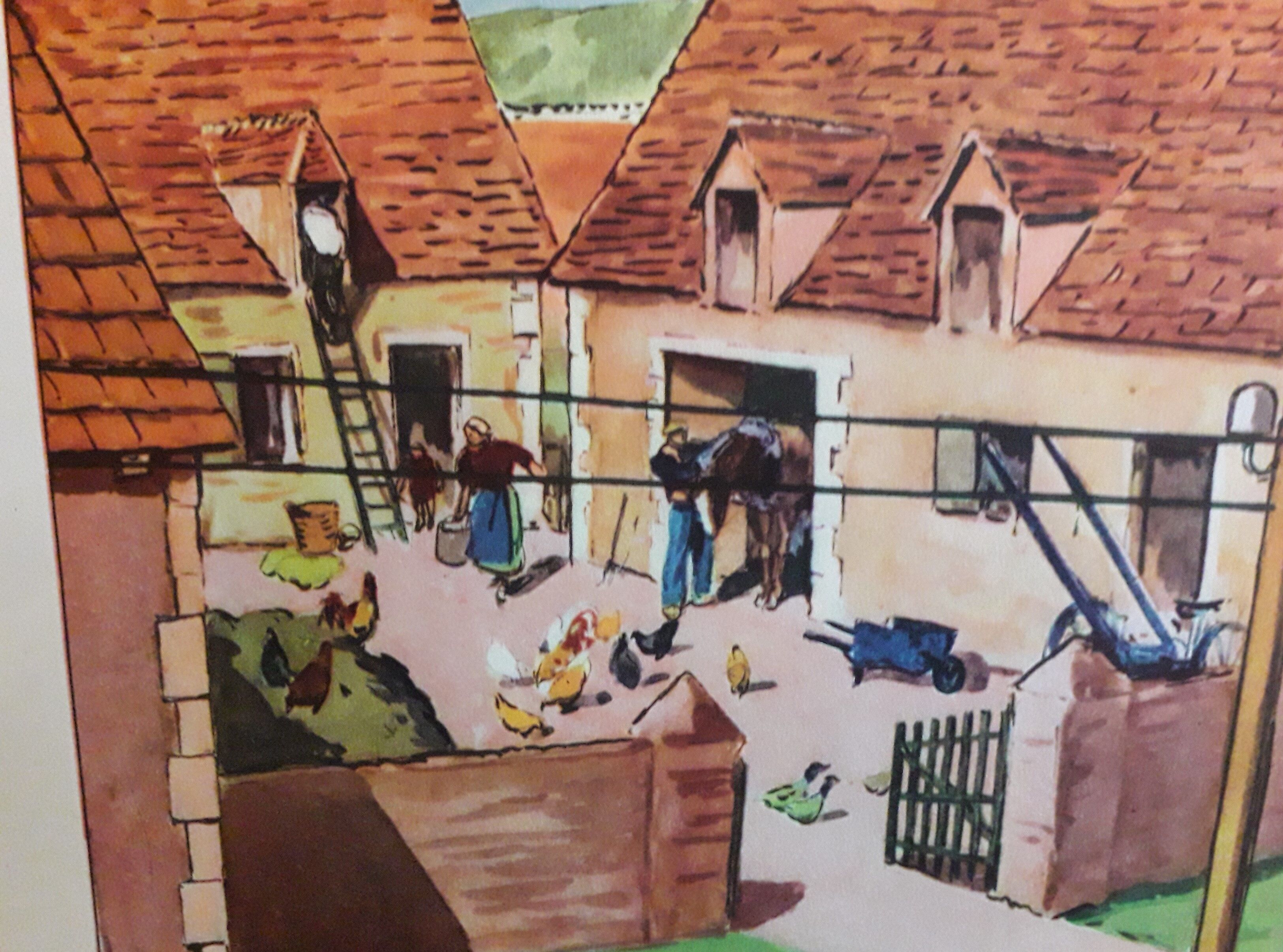 School poster The good weather - summer Raylambert