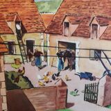 School poster The good weather - summer Raylambert