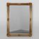 Mid-century rectangular gilt Mirror by Deknudt, Belgium 1980s