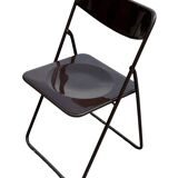 Vintage Ted Folding chairs Niels Gammelgaard for Ikea - Set of four - in Dark Brown