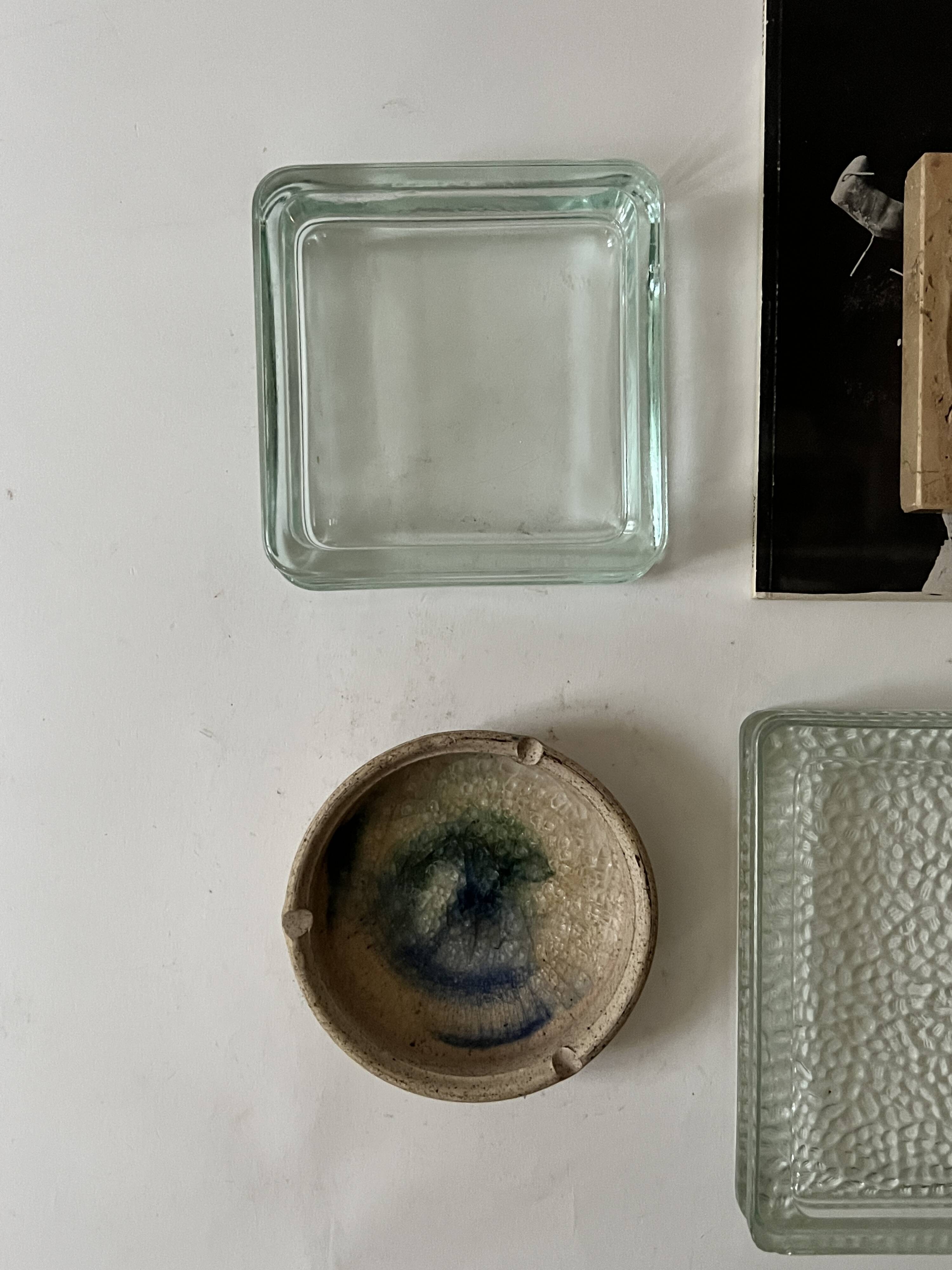 Handmade ceramic and glaze ashtray / pocket emptier