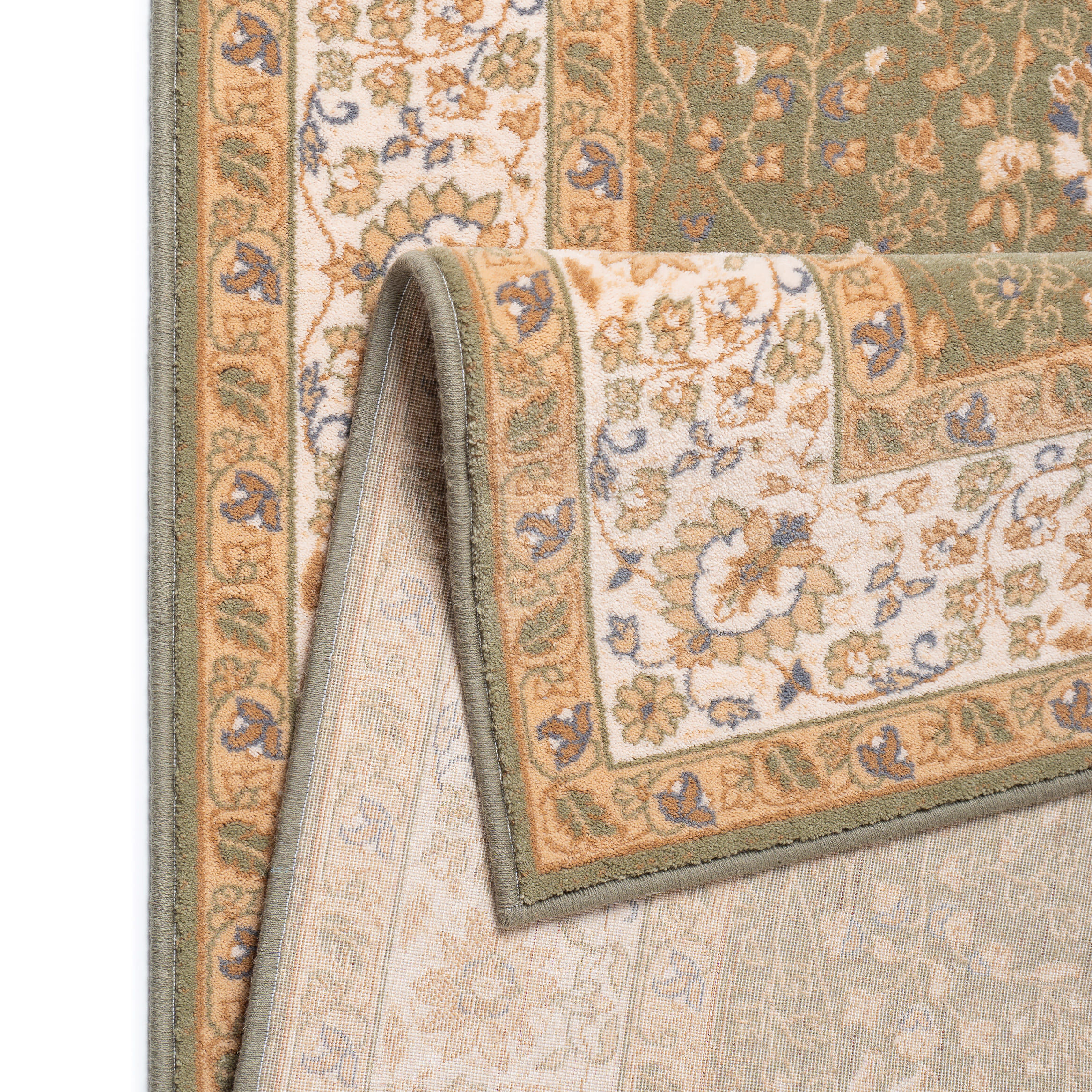 Tapis oriental vert 200x300 cm en laine
