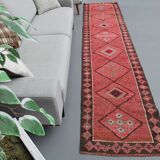 Vintage turkish kilim runner - 341x79cm