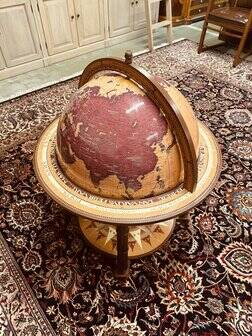 Classic Italian Zoffoli Aries globe bar floor model