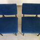 Pair of minimalist reupholstered seats from the 60s/70s