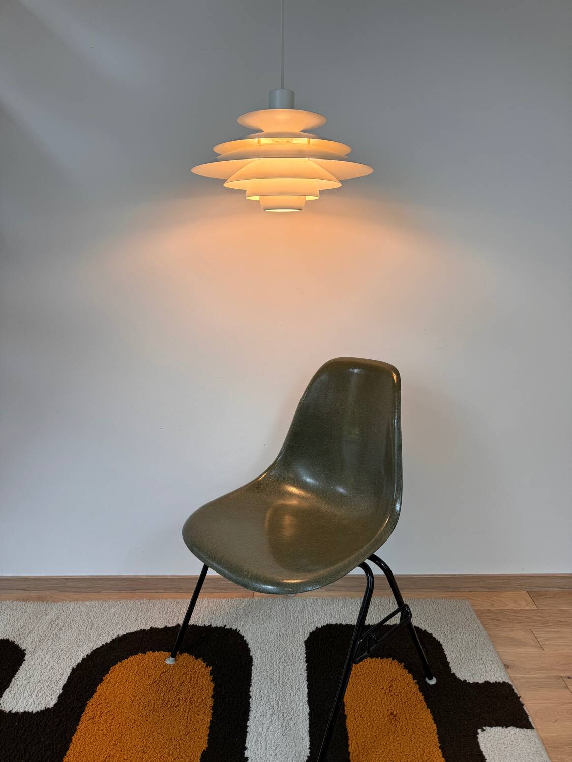 Vintage Jeka pendant light / Denmark