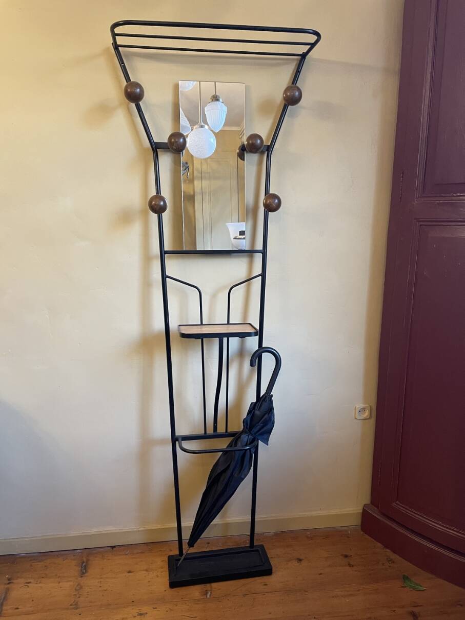 Wall coat rack Coat rack Design Roger Ferraud Vintage