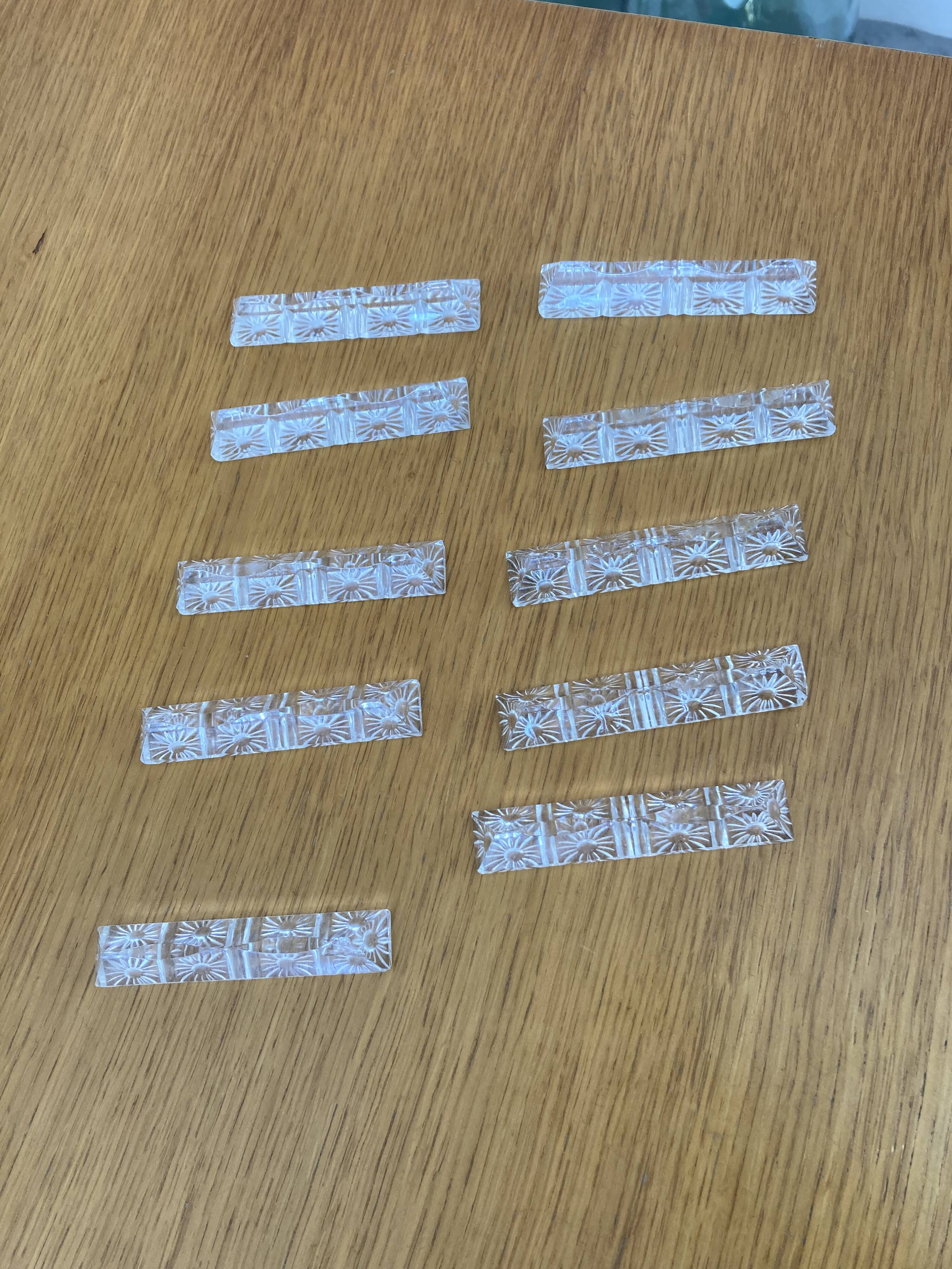 Set of 10 vintage knife rests