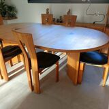 Dining table SELTZ Fagus and chairs