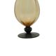 Art Deco decanter, pink glass, Poland, 1930s.