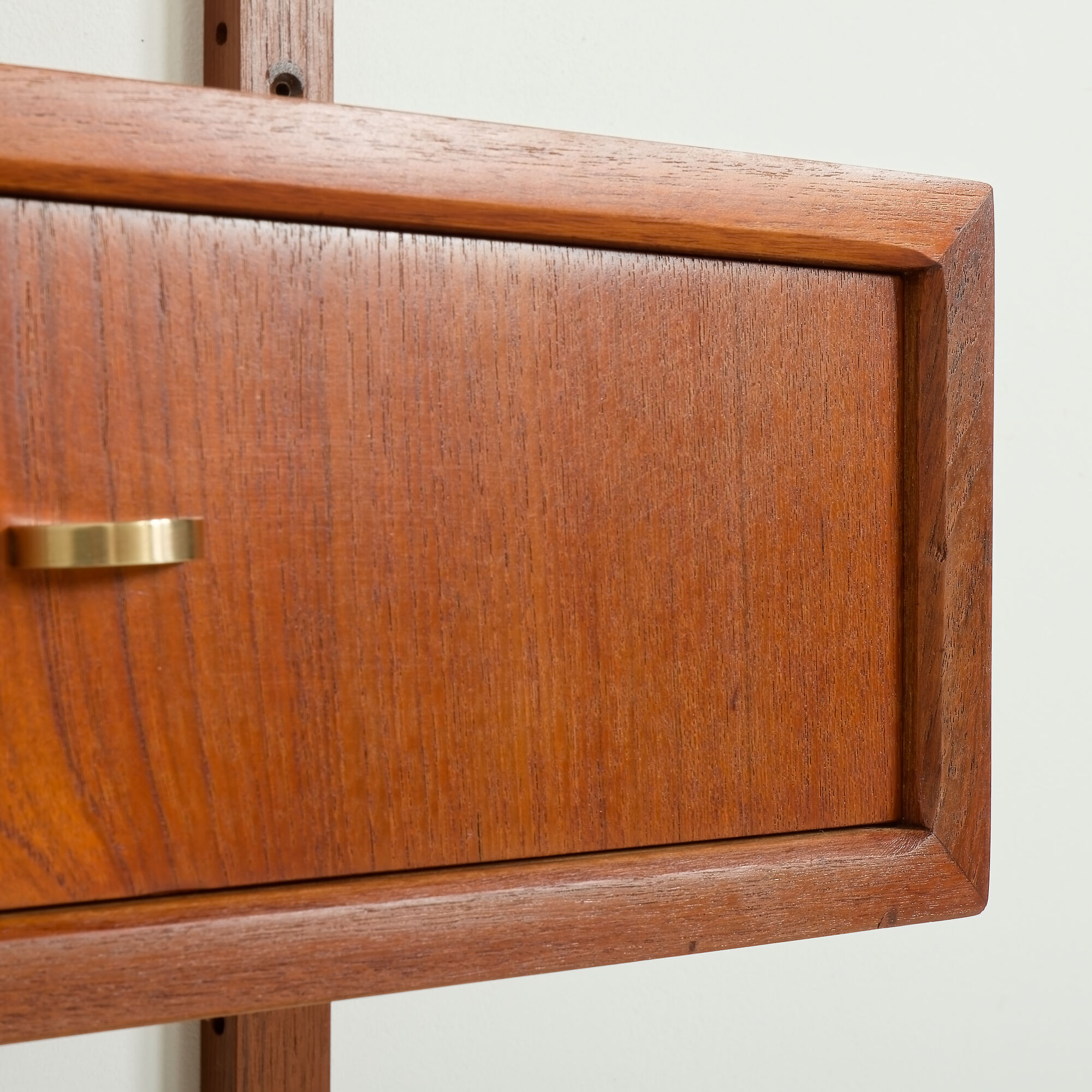 Scandinavian vintage wall unit with a console in the style of Poul Cadovius, 1960s