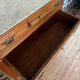 Antique Louis-Philippe commode in solid wood and white marble.