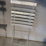 Bistro-style folding garden furniture set – table and 3 chairs