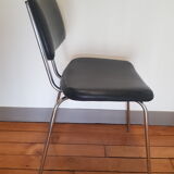 Metal chair and skai