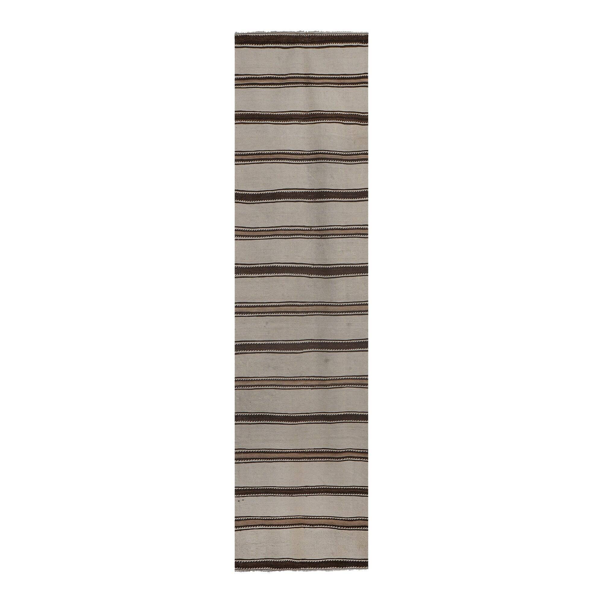 Vintage Turkish hallway rug 78x288 cm