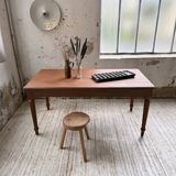 Turned leg cherry table 160cm