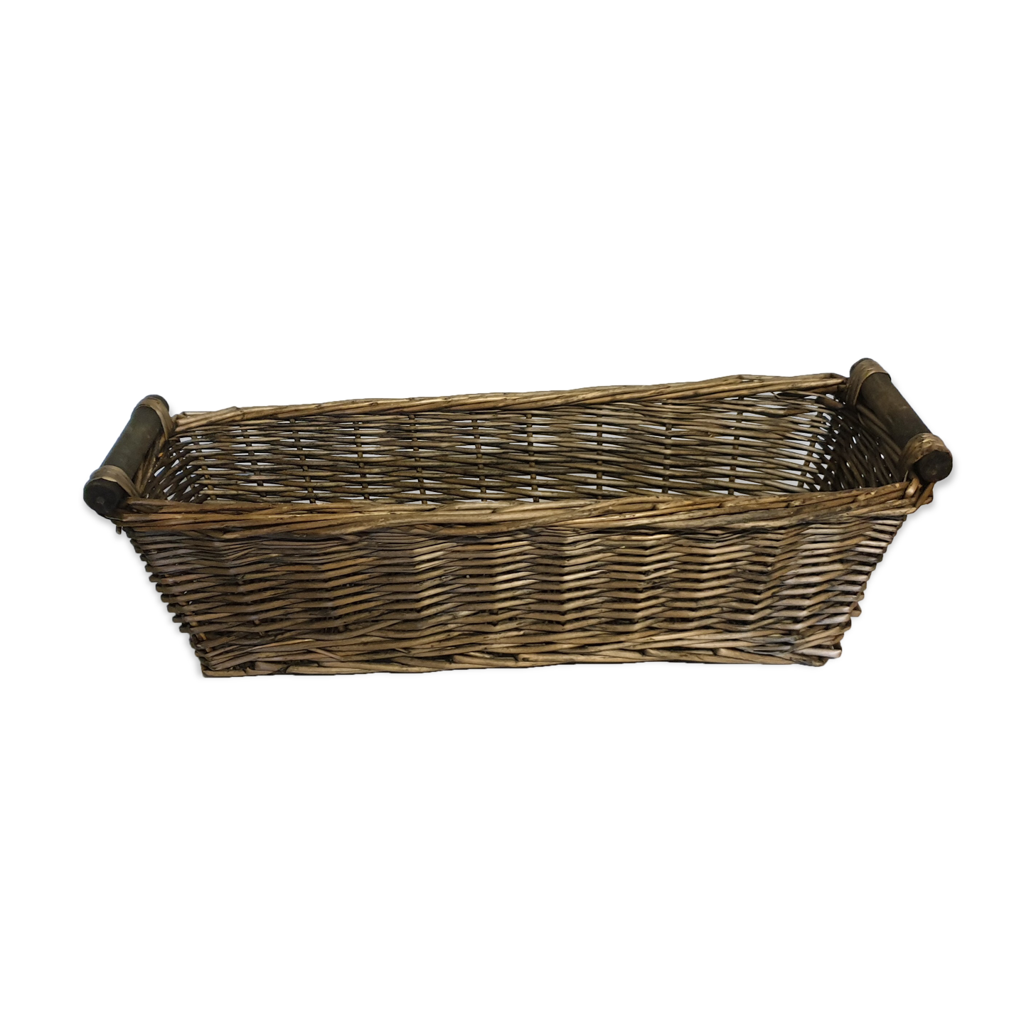 Wicker garden holder