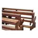 Antique Gothic Church Benches, Late 1800s – Set of 4 Pine Wood Pew Benches