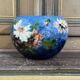 Cache pot XIXème à décor impressionniste