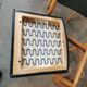 Set of 4 chairs scandinavian style wood and skaï black