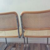 Pair of chairs Marcel Breuer Cesca B32