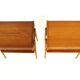 Set of 2 Scandinavian teak bedside tables, Carlström, Sweden, 1960