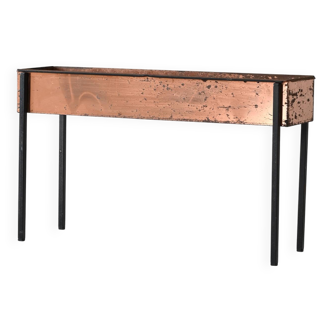 Scandinavian metal planter