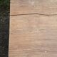 Farm table 2 drawers solid oak raw wood