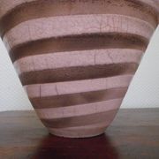 Poterie artisanale, porte-plantes, Raku