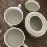 Set 2 cups and assorted sugar bowl