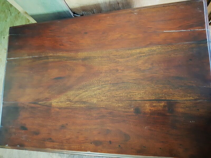 mahogany desk table, copy of Louis XIV style of the twentieth century