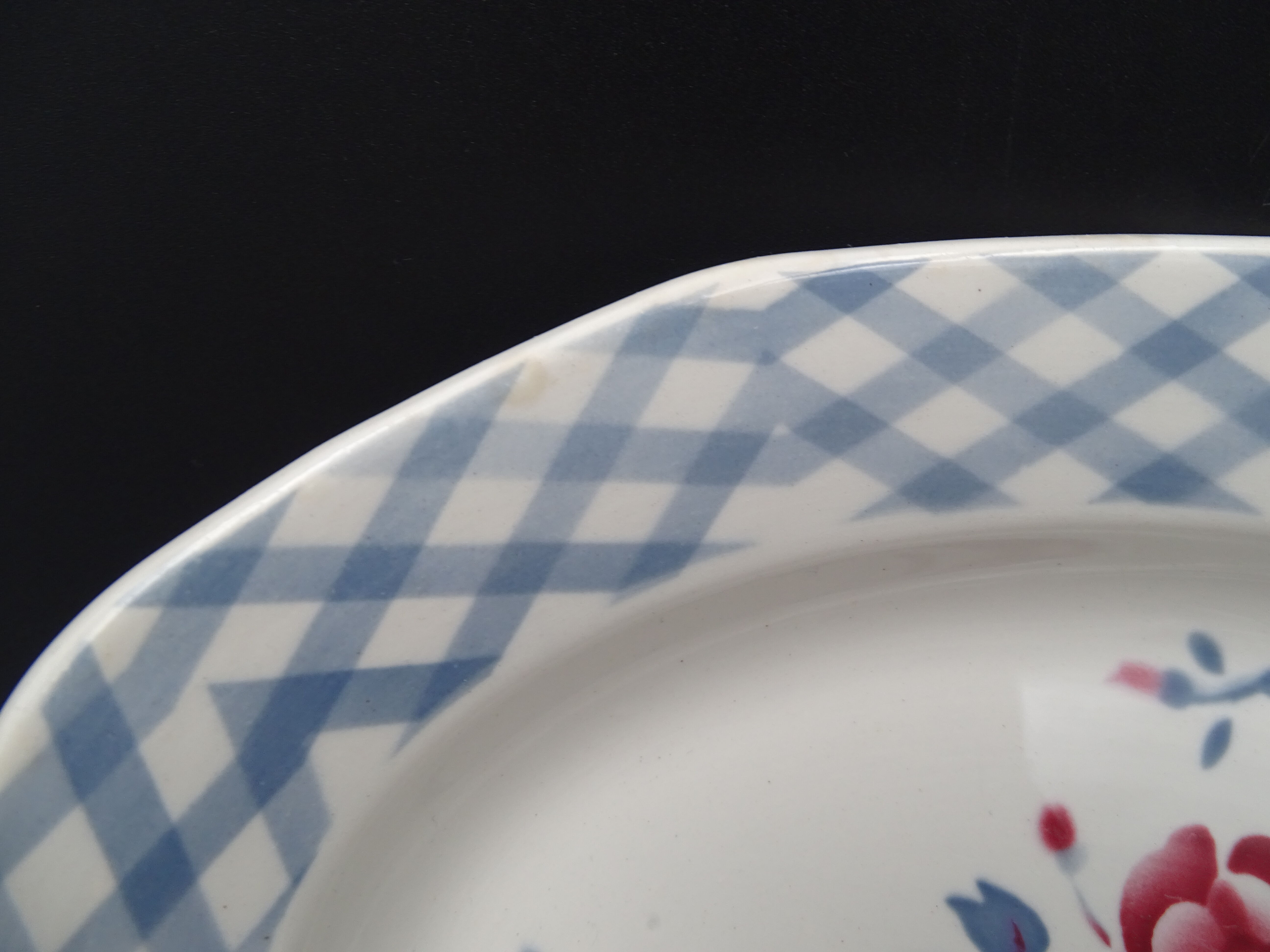 Ravine in earthenware of Sarreguemines Digoin model Bastia 1940