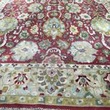 Tapis ancien agra français janus point lys 250x350 cm