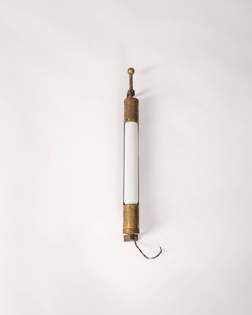 Applique vintage années 40 en laiton réglable design italien