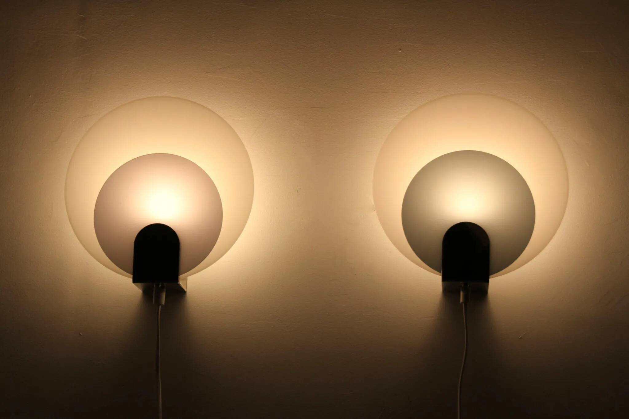 Pair of Typ 421 Wall Sconces — NAFA (Nybro Armaturfabrik), Sweden, 1970s
