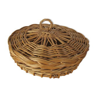 Vintage wicker box