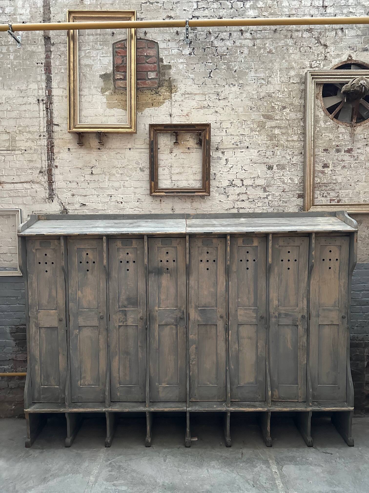 Workshop locker room, early 20th century