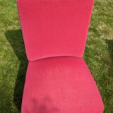 Fauteuil boudoir en velours