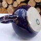 Blue and gold porcelain teapot