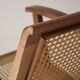 Fauteuil en bois et cannage, 1954