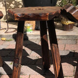Brutalist chairs and stool