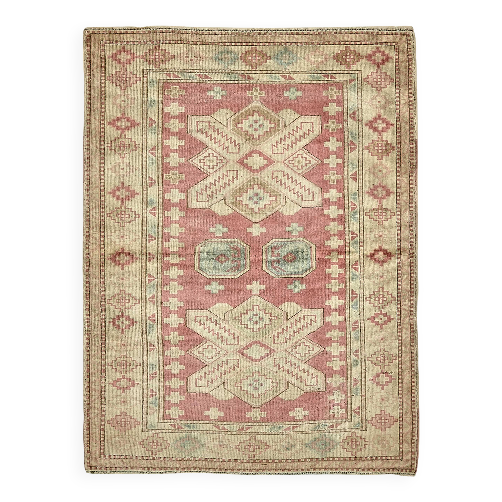 Turkish Vintage Anatolian Rug 116 cm x 155 cm