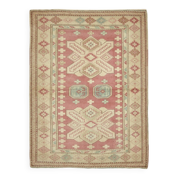 Turkish Vintage Anatolian Rug 116 cm x 155 cm