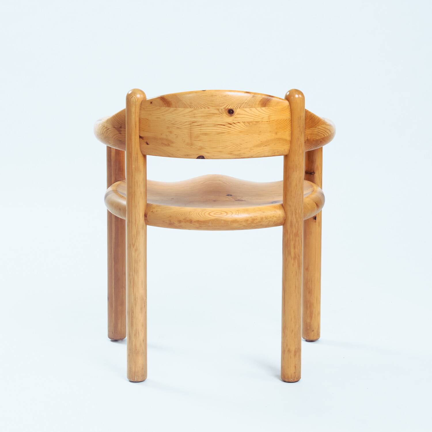 Chaises de salle à manger en pin sculpté Rainer Daumiller pour la scierie Hirtshals, 1970