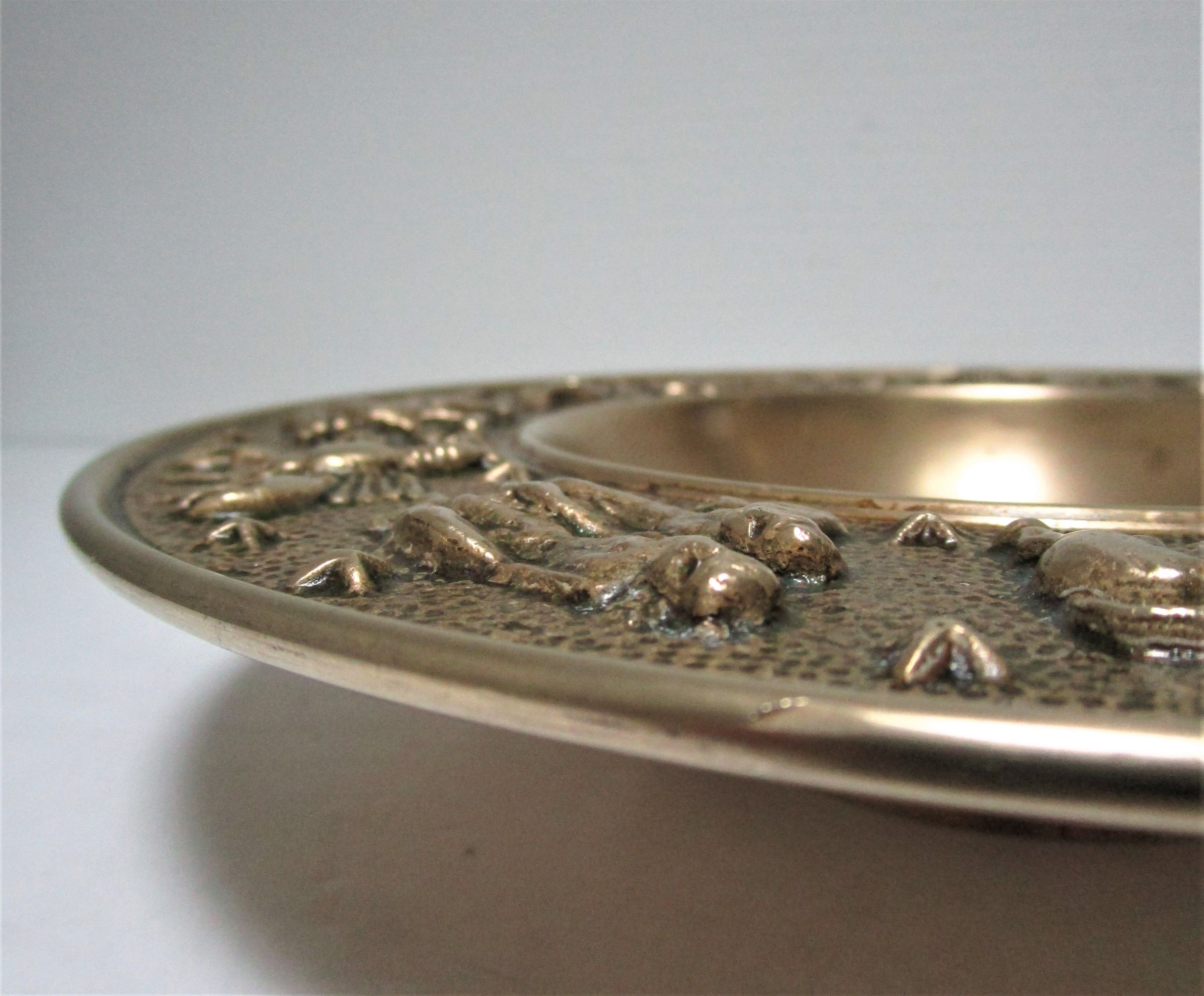 Empty pocket zodiac signs zodiac solid brass 70s