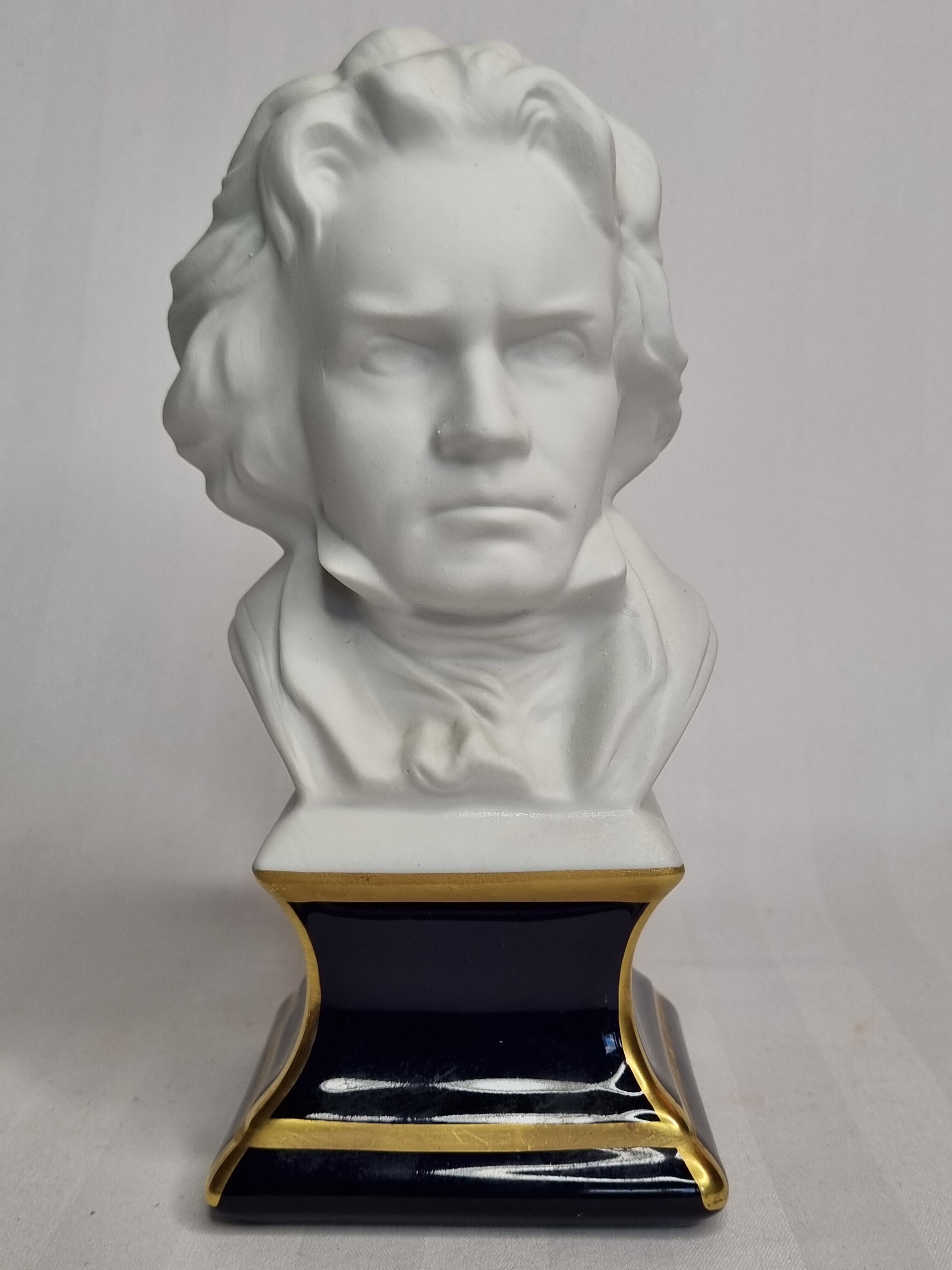 Porcelain bust of Beethoven, Tharaud, Limoges