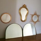 Pair of bevelled mirrors