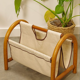 Vintage wooden magazine racks